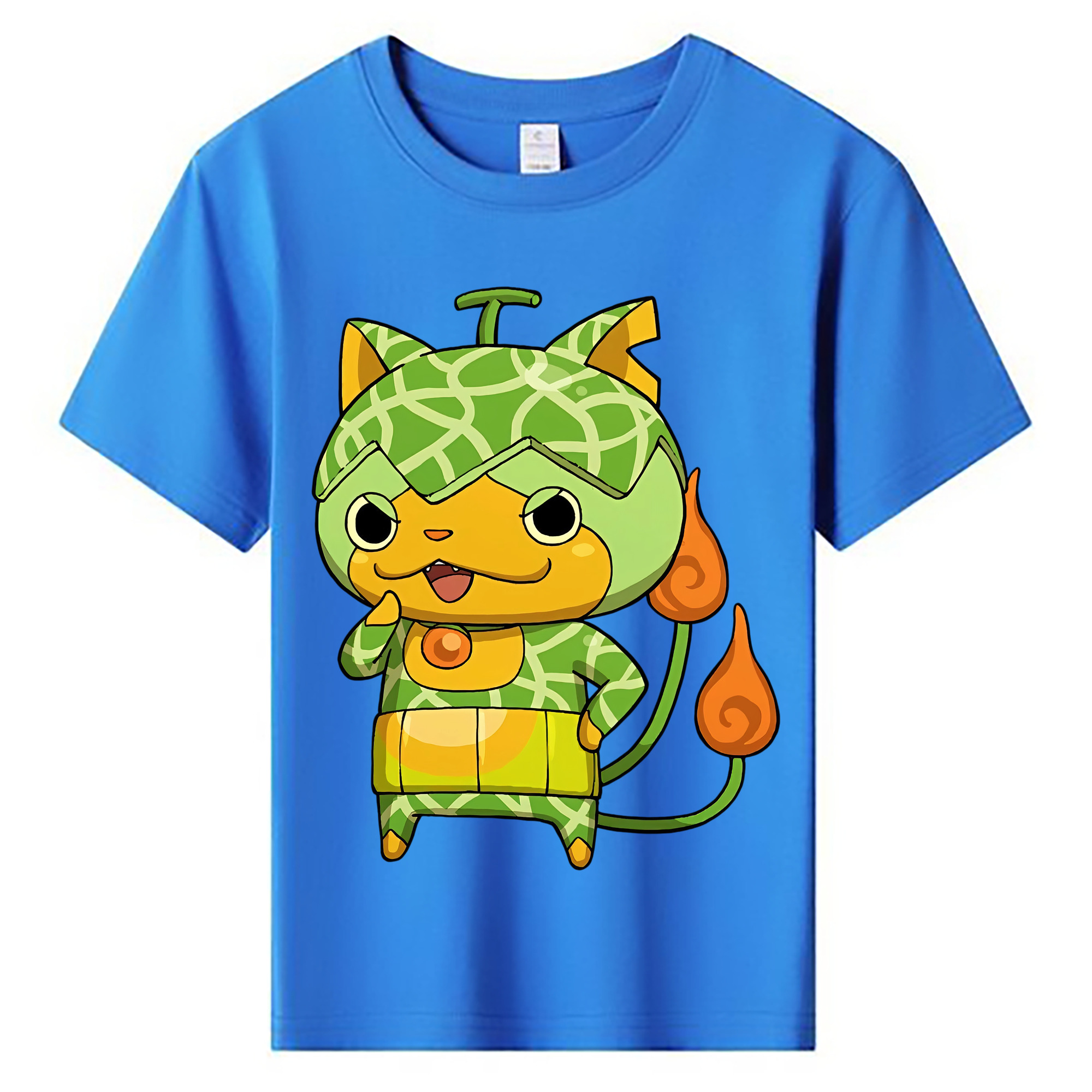 （画像用） 妖怪ウォッチ Yo-kai Watch 綿100％キッズTシャツ（フロントプリント）